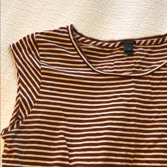 J.crew striped cap-sleeve tee - Picture 2 of 3